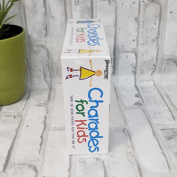 NEW Pressman Charades for Kids -- The 'No Reading Required' Family Game, 5" - Picture 4 of 4